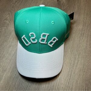 INVICTA BBSD Men’s Adjustable Fashion Snapback Hat Cap - Green & White